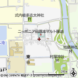 奈良県磯城郡田原本町伊与戸周辺の地図