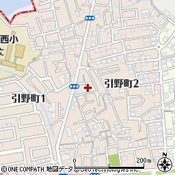 大阪府堺市東区引野町2丁73周辺の地図