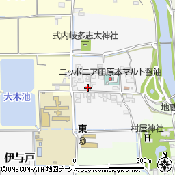 奈良県磯城郡田原本町伊与戸162周辺の地図