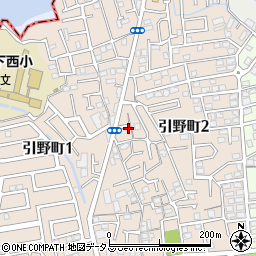 大阪府堺市東区引野町2丁71周辺の地図