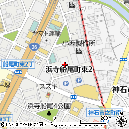 堺ヤクルト販売株式会社　本店センター周辺の地図