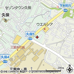 吉野家松阪久保町店周辺の地図