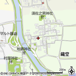 奈良県磯城郡田原本町藏堂350周辺の地図