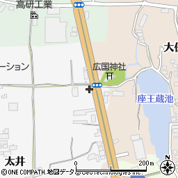 大阪府堺市美原区太井81周辺の地図