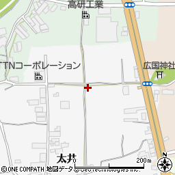 大阪府堺市美原区太井93周辺の地図