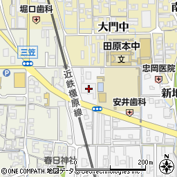 奈良県磯城郡田原本町秦庄442周辺の地図