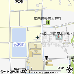 奈良県磯城郡田原本町大木113周辺の地図
