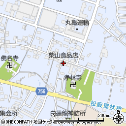 柴山食品店周辺の地図