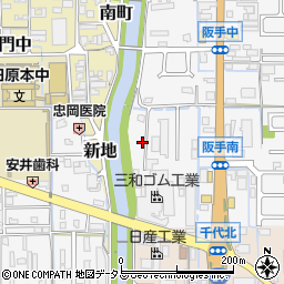 奈良県磯城郡田原本町阪手596-8周辺の地図