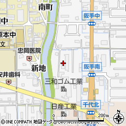 奈良県磯城郡田原本町阪手585周辺の地図