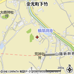 岡山県浅口市金光町下竹817周辺の地図