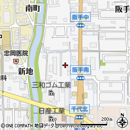 奈良県磯城郡田原本町阪手579周辺の地図