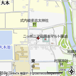 奈良県磯城郡田原本町伊与戸168周辺の地図