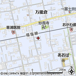 広島県福山市駅家町万能倉627周辺の地図