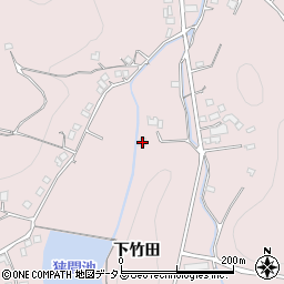 広島県福山市神辺町下竹田2619周辺の地図