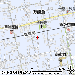 広島県福山市駅家町万能倉627-8周辺の地図