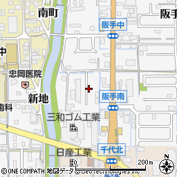 奈良県磯城郡田原本町阪手581-18周辺の地図
