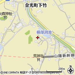 岡山県浅口市金光町下竹793周辺の地図