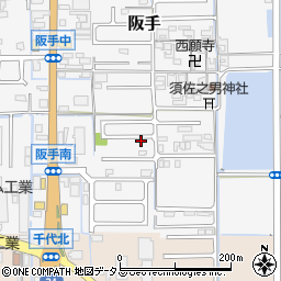 奈良県磯城郡田原本町阪手738-5周辺の地図