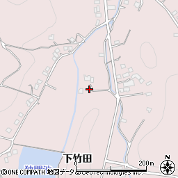 広島県福山市神辺町下竹田2621周辺の地図