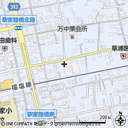 広島県福山市駅家町万能倉1048-2周辺の地図