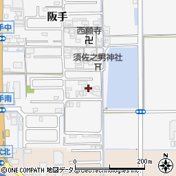 奈良県磯城郡田原本町阪手770周辺の地図