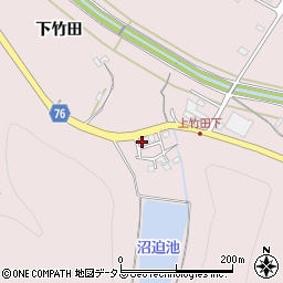 広島県福山市神辺町下竹田442周辺の地図
