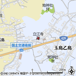 立江寺周辺の地図