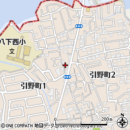 大阪府堺市東区引野町2丁79周辺の地図