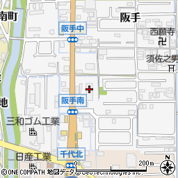 奈良県磯城郡田原本町阪手633周辺の地図