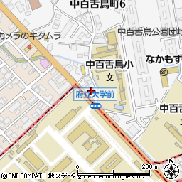 なか卯中百舌鳥公大前店周辺の地図