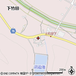 広島県福山市神辺町下竹田442-2周辺の地図