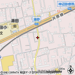 広島県福山市神辺町湯野302周辺の地図