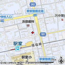 広島県福山市駅家町万能倉1312周辺の地図