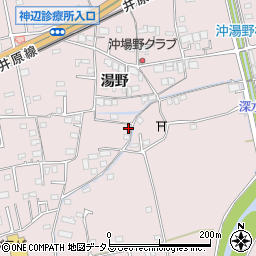 広島県福山市神辺町湯野352-1周辺の地図