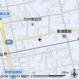 広島県福山市駅家町万能倉1045周辺の地図