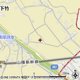 岡山県浅口市金光町下竹1138-2周辺の地図