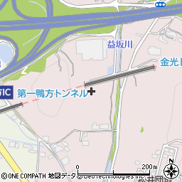 岡山県浅口市鴨方町益坂69周辺の地図