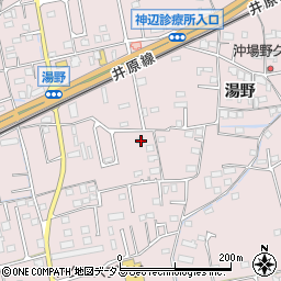 広島県福山市神辺町湯野310-5周辺の地図