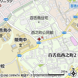 大阪府堺市北区百舌鳥西之町1丁周辺の地図