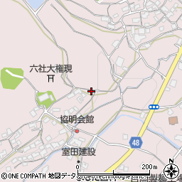 岡山県笠岡市吉田周辺の地図