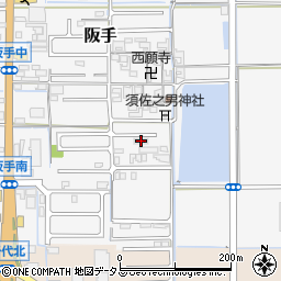 奈良県磯城郡田原本町阪手772周辺の地図