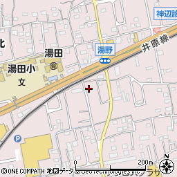 広島県福山市神辺町湯野298-3周辺の地図