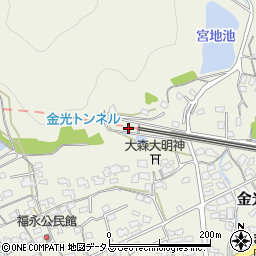 岡山県浅口市金光町占見新田1607-5周辺の地図
