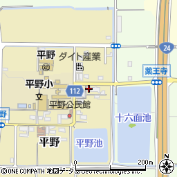 奈良県磯城郡田原本町平野27周辺の地図