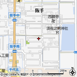 奈良県磯城郡田原本町阪手727-18周辺の地図