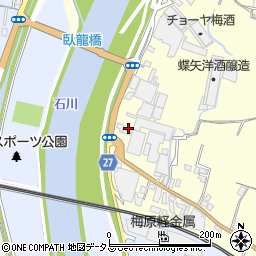 大阪府羽曳野市川向2049周辺の地図