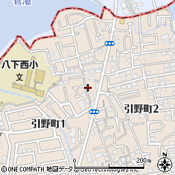 大阪府堺市東区引野町2丁81周辺の地図