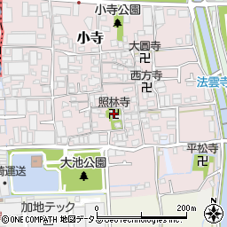 照林寺周辺の地図