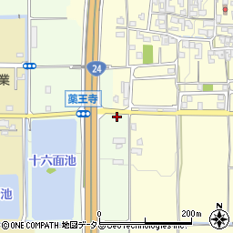 奈良県磯城郡田原本町十六面316周辺の地図